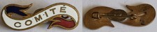 Broche insigne Comité bleu