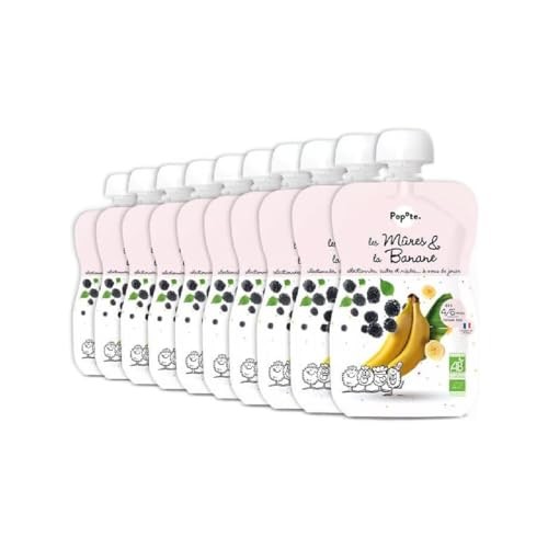 Popote purée mûres - -, banane