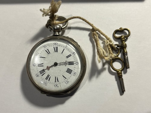 Montre gousset argent avec - montre,