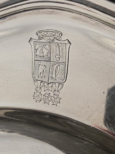 Plat armoirié baron - armoirié, de