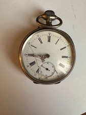 montre à gousset ancienne en argent poinson
