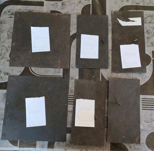 Lot portes fonds lisse - fonds, horloge
