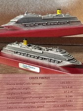 maquette paquebot Costa Firenze Collection Made In Italy Miniature Déco Bureau 