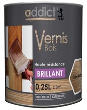 VERNIS BRILLANT CHENE RUSTIQUE Résine haute résistance 250ML bois meuble parquet