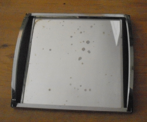 Plateau moderniste miroir - plateau,