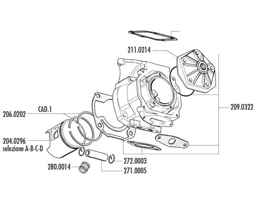 60mm kit piston - 60mm,
