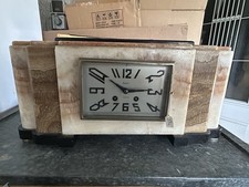 Pendule Art Deco En Mabre