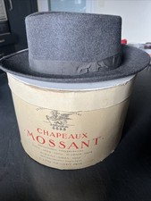Chapeau gris en feutre Mossant