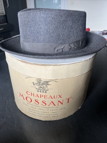 Chapeau gris feutre - chapeau,