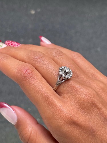 Bague marguerite blanc - bague, en