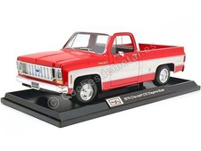 1974 Chevrolet C10 Pick Up Cheyenne Super Rojo 1:18 Maisto 31467
