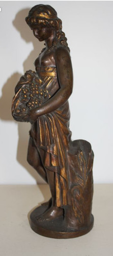 Bacchante bronze après - bacchante, d'après