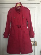 Karen Millen Manteau Femme Rose en Cotton Taille 38/M