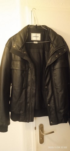 Blouson aviateur cuir noir