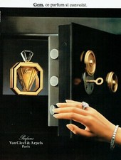  publicité Advertising 0522 1987   Van Cleef & Arpels   parfum Gem si convoité