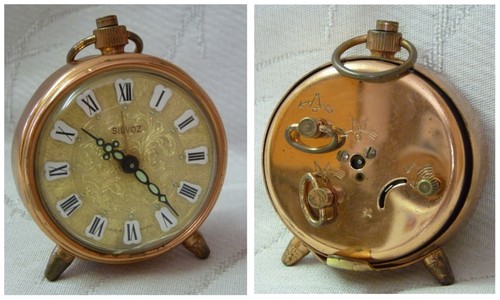 Ancien réveil cuivre de - en,