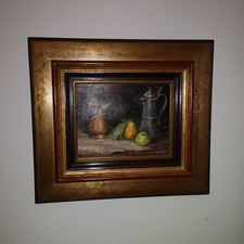 tableau ancien vintage nature