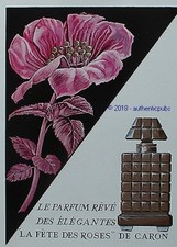 PUBLICITE CARON PARFUM DES