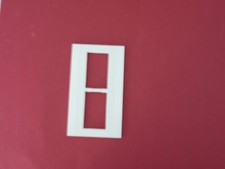 Plaque de finition double