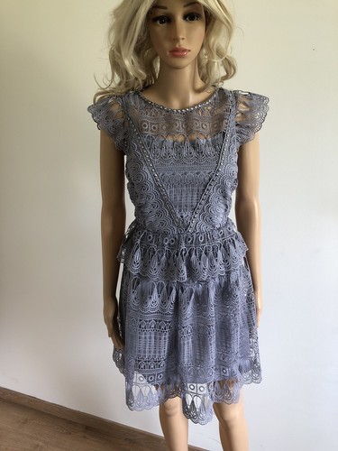 Robe grise bleutée neuve - , en