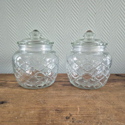 Lot anciens pots verrerie - pots, en
