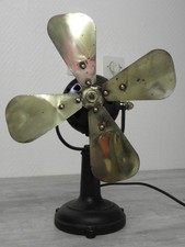 antique fan Electric iron retro art deco vintage machine age desk ventilator old