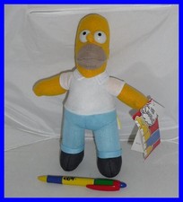 Homer Simpsons Peluche Officiel Hauteur 20cm Neuf Et Original Yeux Plastique