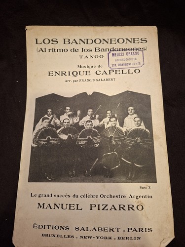 Partition los bandoneones - partition,
