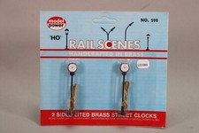 LG1085 model power 598 Ho 1:87 Train décor Horloge de rue 5,5 cm haut