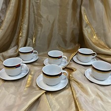 Retro MCM 6 Cups And Plates