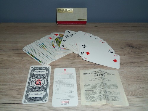 Ancien jeu tarot luxe 78 - ancien, de