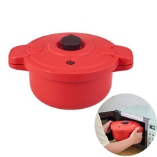 Autocuiseur Micro-ondes avec Cuiseur Vapeur pour Pâtes de Riz et Légumes