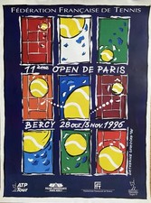 AFFICHE POSTER - OPEN DE PARIS