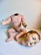 RARE POUPON GÉGÉ PREMIÈRE ÉPOQUE ANNÉES 1930 À REMONTER - BEAU VISAGE - Ht 58 cm