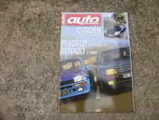 REVUE AUTO PASSION N° 0 COMPARATIF PEUGEOT 205 TURBO 16 RENAULT 5 TURBO CITROEN