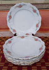 6 assiettes plates en porcelaine SELTMANN Weiden Bavaria modèle Thérésia