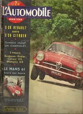 Automobile 183 1961 - l'automobile, les
