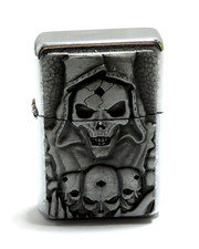 BRIQUET ESSENCE STAR 2017 STYLE ZIPPO SKULL DEATH TETE DE MORT ROCK HEAVY METAL
