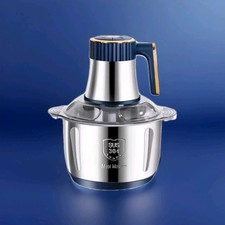 Hachoir à Viande Électrique Multifonctionnel, Trancheuse à Légumes, 5L