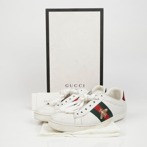 Gucci sneakers brodés abeille - gucci,