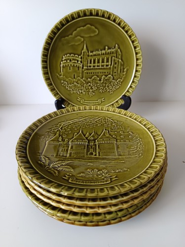 Lot assiettes dessert - 6,