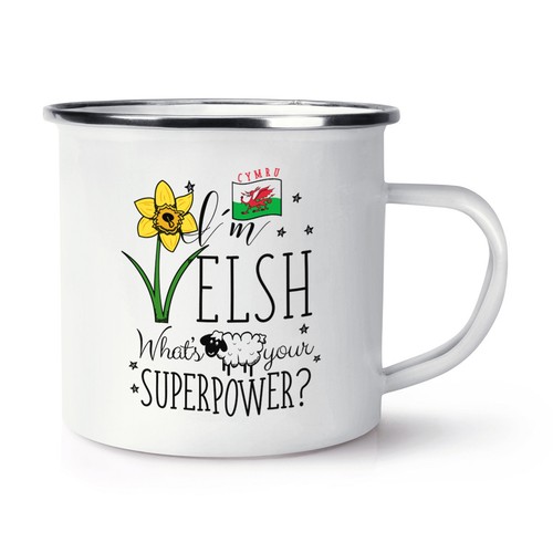 Tasse enamel fantaisie gift - enamel,