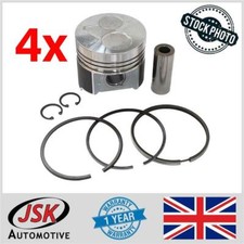 4x Piston & Segment Set 87mm