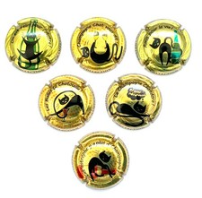 News - Série de 6 Capsules de champagne Générique (collection Cha'pagne