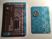 BLISTER 2 EURO SAINT MARIN 2017 GIOTTO COMMEMORATIVE NEUF