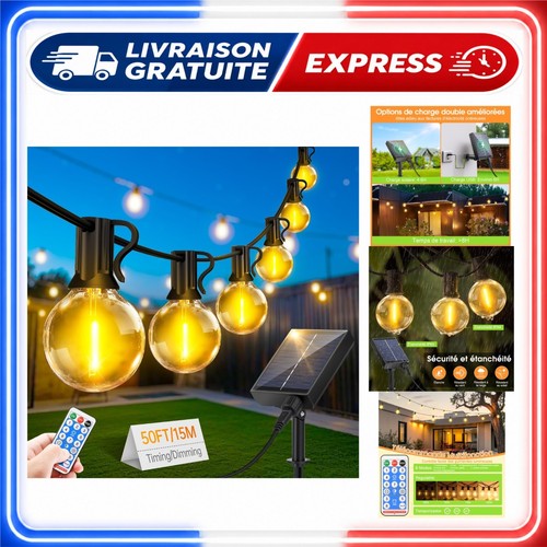 Guirlande lumineuse solaire - guirlande,