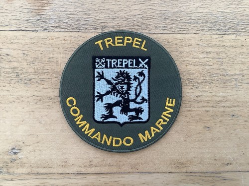 Insigne tissu commando marine - tissu,
