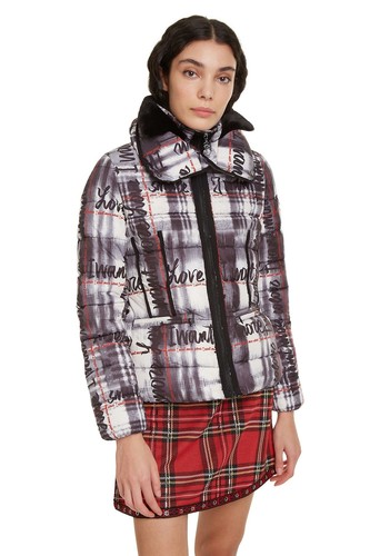 Desigual padded sigrun tartan - desigual,