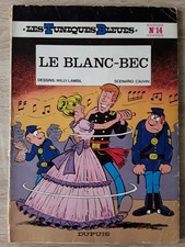 BD- LES TUNIQUES BLEUES -N°14-Le Blanc Bec -Cauvin-Lambil -EO 1979