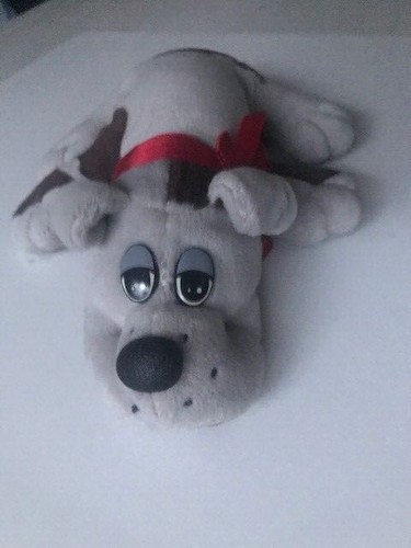 Peluche chien couche - p.p.,